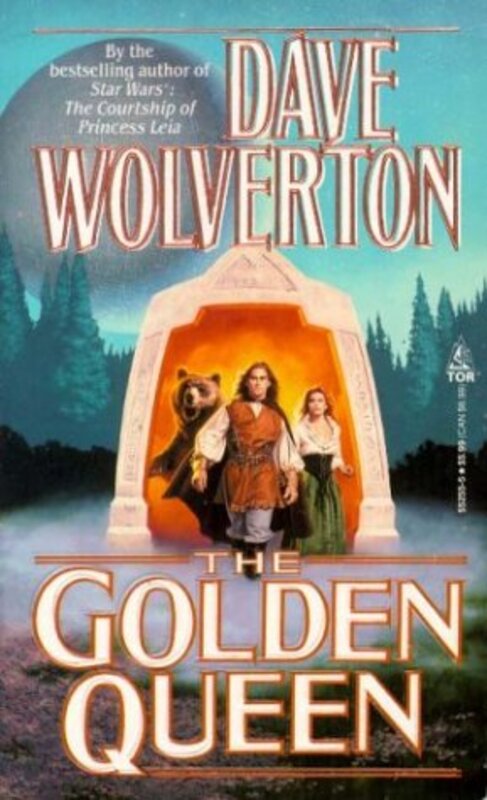 Book cover for "The Golden Queen" by Dave Wolverton