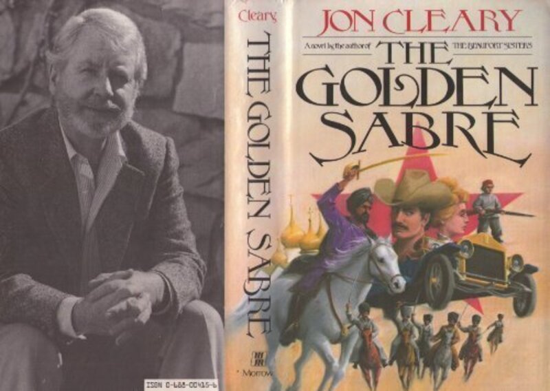 Book cover for "The Golden Sabre" by Jon Cleary