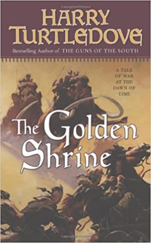 Book cover for "The Golden Shrine" by Harry Turtledove