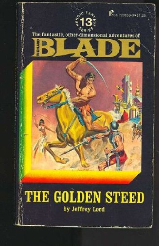 Book cover for "The Golden Steed" by Jeffrey Lord
