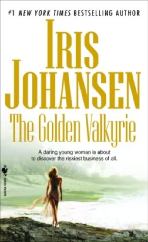 Book cover for "The Golden Valkyrie" by Iris Johansen