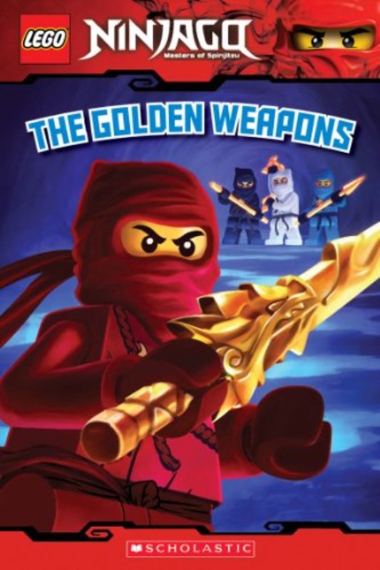 Book cover for "The Golden Weapons" by Tracey West