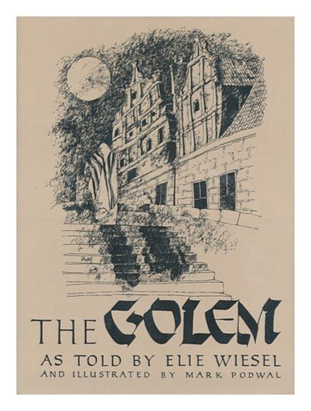 Book cover for "The Golem" by Elie Wiesel