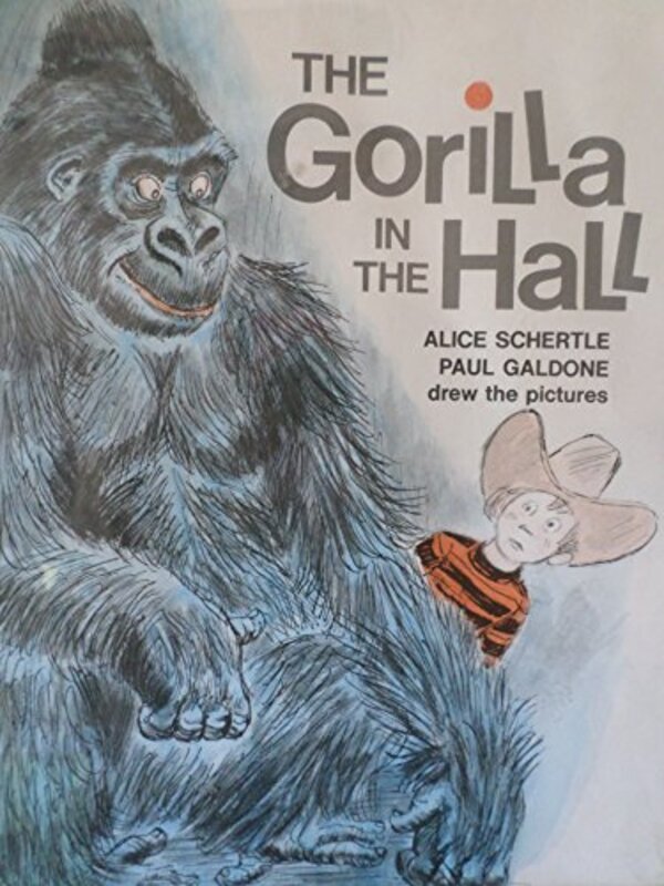 Book cover for "The Gorilla In The Hall" by Alice Schertle