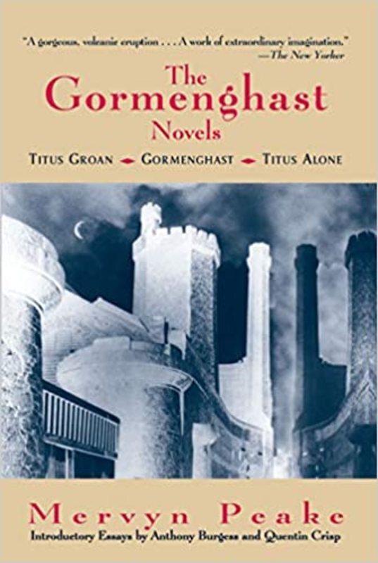 Book cover for "The Gormenghast Trilogy" by Mervyn Peake