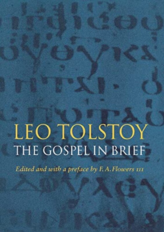 Book cover for "The Gospel in Brief" by Leo Tolstoy