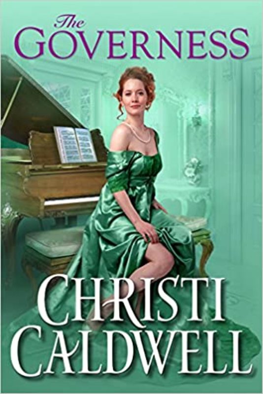 Book cover for "The Governess" by Christi Caldwell