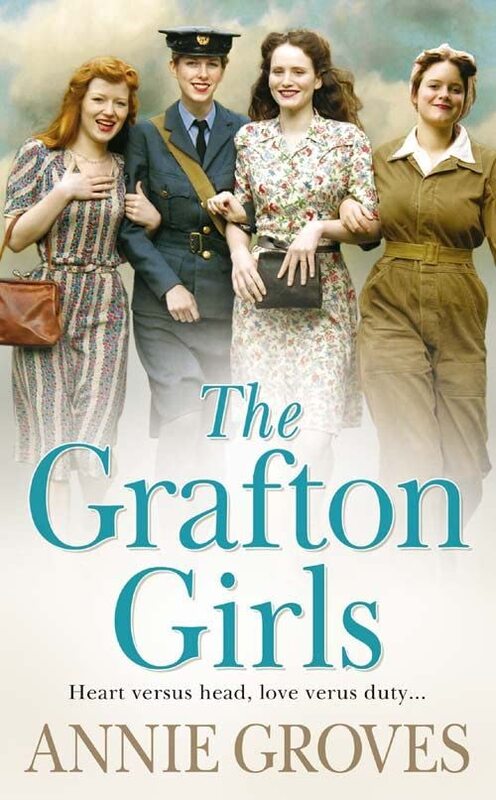 Book cover for "The Grafton Girls" by Annie Groves