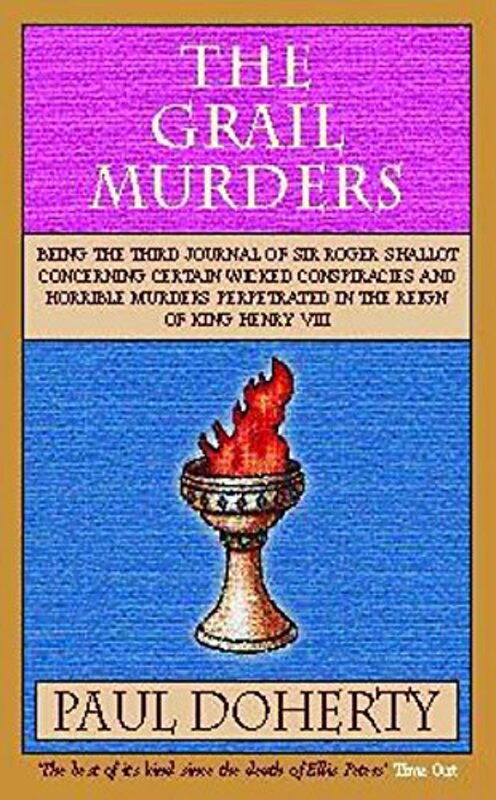 Book cover for "The Grail Murders" by Paul Doherty