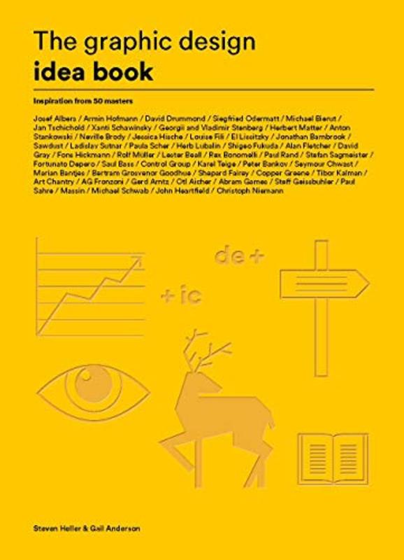 Book cover for "The Graphic Design Idea Book" by Gail Anderson