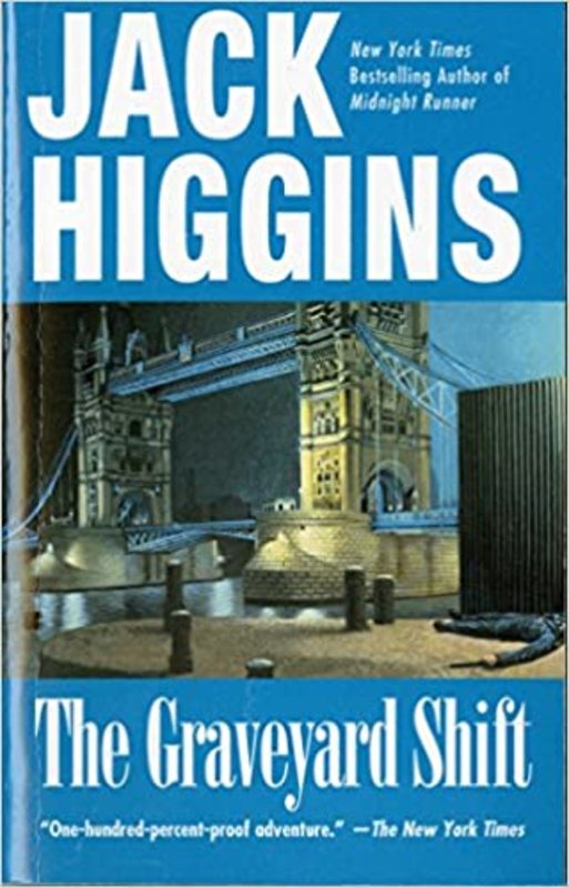 Book cover for "The Graveyard Shift" by Jack Higgins