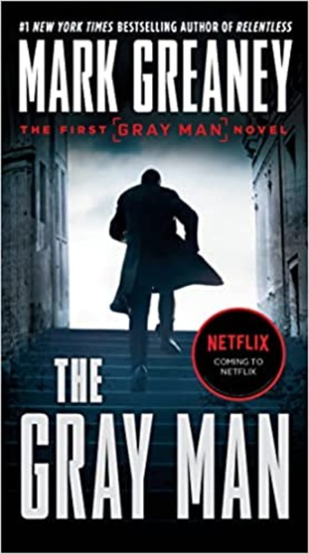 Book cover for "The Gray Man" by Mark Greaney
