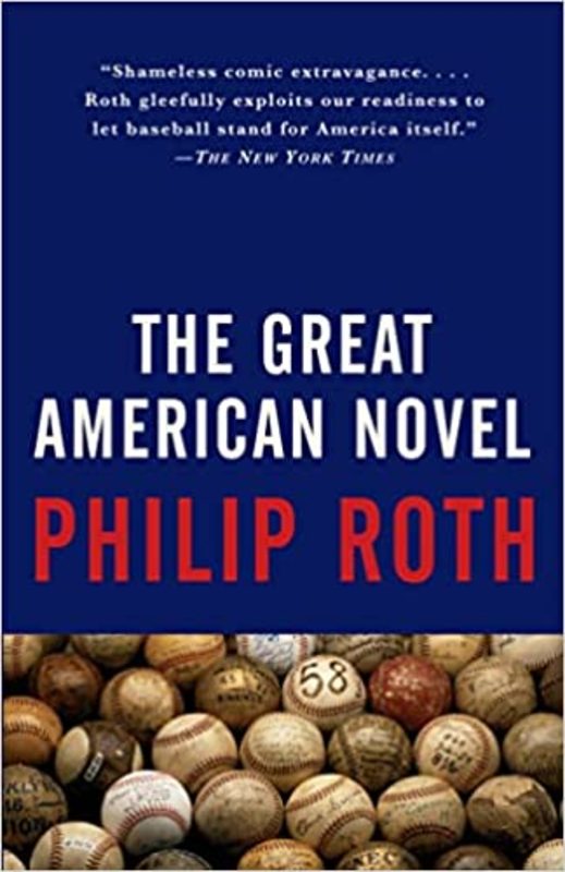 Book cover for "The Great American Novel" by Philip Roth