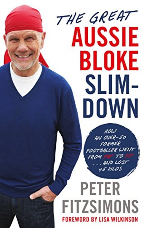 Book cover for "The Great Aussie Bloke Slim-Down" by Peter FitzSimons