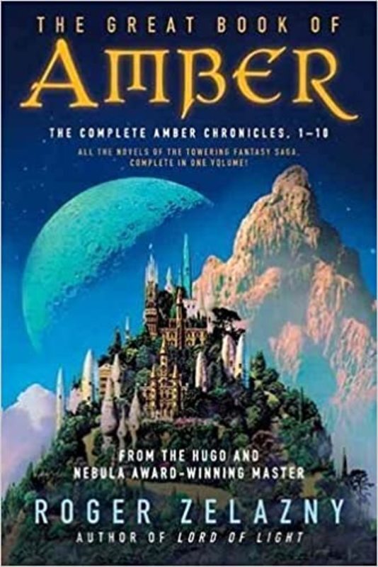 Book cover for "The Great Book of Amber" by Roger Zelazny