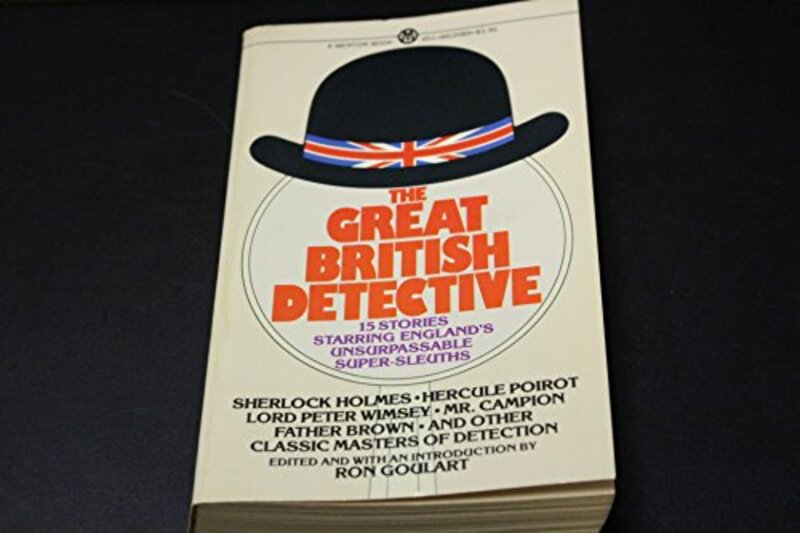 Book cover for "The Great British Detective" by Ron Goulart