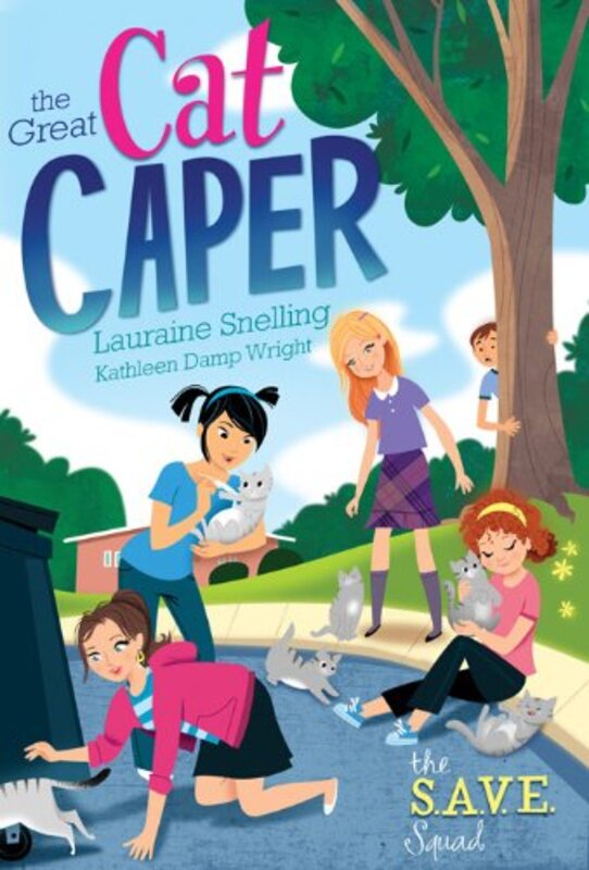 Book cover for "The Great Cat Caper" by Lauraine Snelling