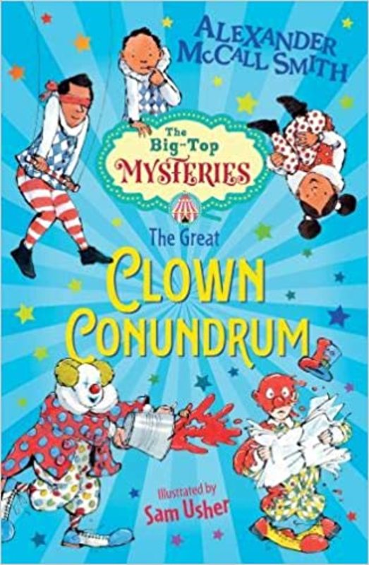 Book cover for "The Great Clown Conundrum" by Alexander McCall Smith