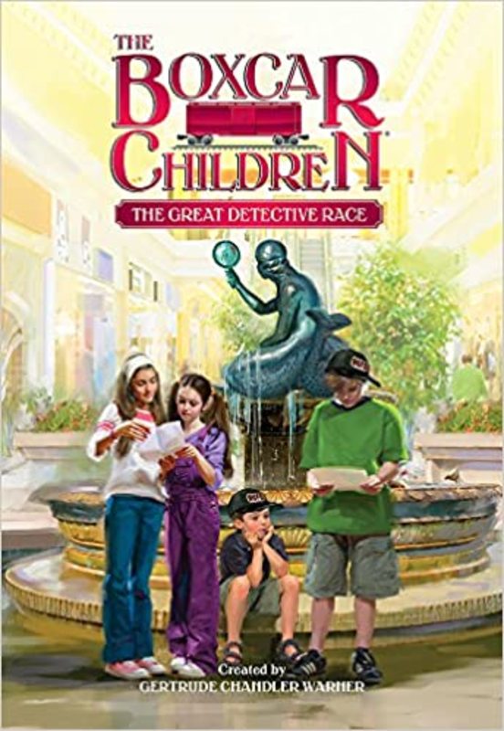Book cover for "The Great Detective Race" by Gertrude Chandler Warner