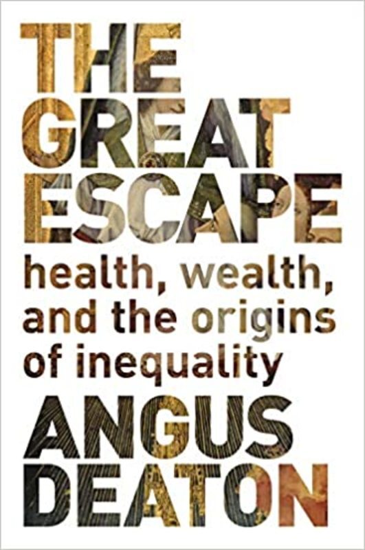Book cover for "The Great Escape" by Angus Deaton