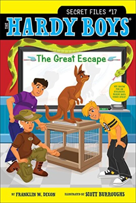 Book cover for "The Great Escape" by Franklin W Dixon