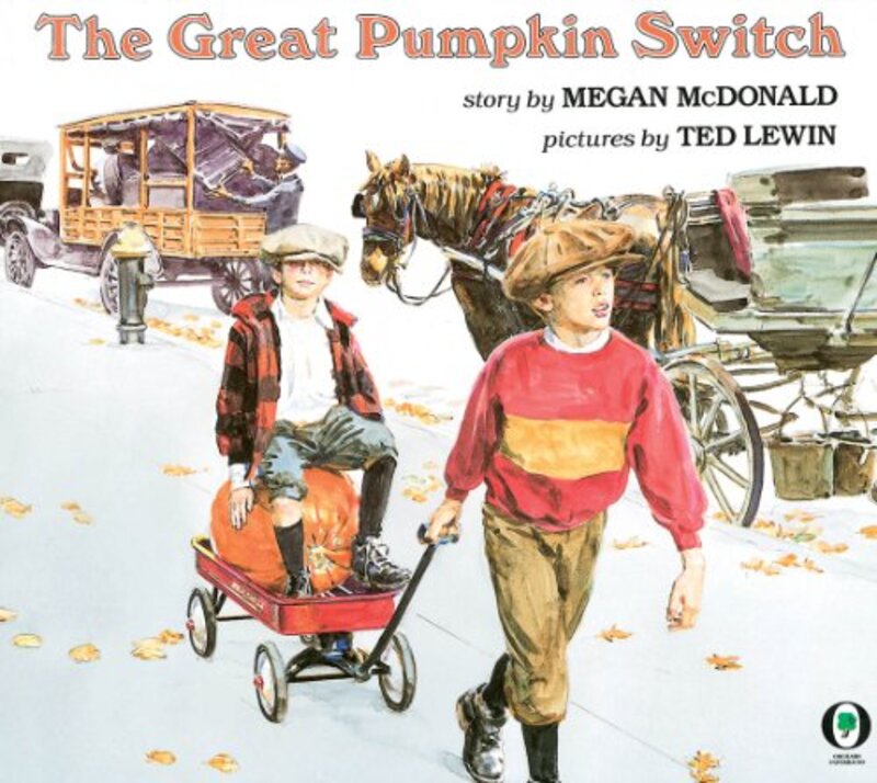Book cover for "The Great Pumpkin Switch" by Megan McDonald