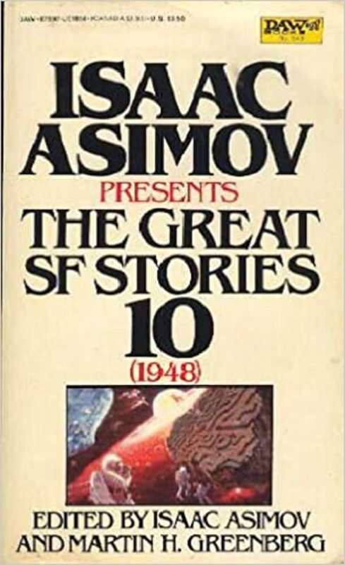 Book cover for "The Great SF Stories 10 (1948)" by Isaac Asimov