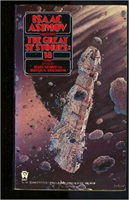 Book cover for "The Great SF Stories 18 (1956)" by Isaac Asimov