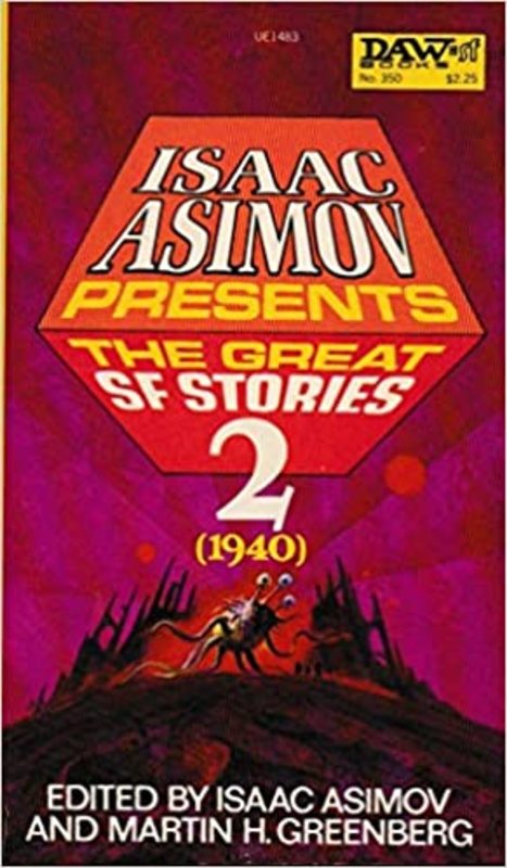 Book cover for "The Great SF Stories 2 (1940)" by Isaac Asimov