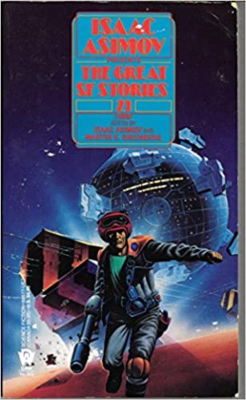 Book cover for "The Great SF Stories 21 (1959)" by Isaac Asimov