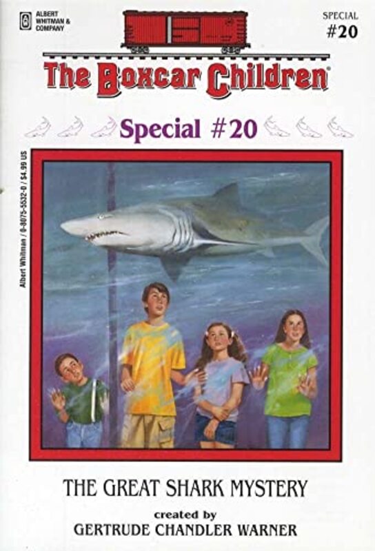 Book cover for "The Great Shark Mystery" by Gertrude Chandler Warner