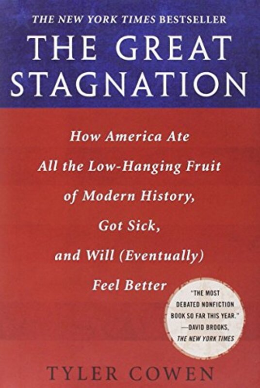 Book cover for "The Great Stagnation"