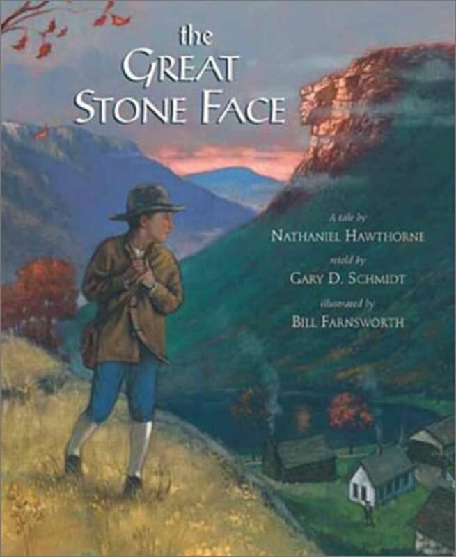 Book cover for "The Great Stone Face" by Gary D Schmidt