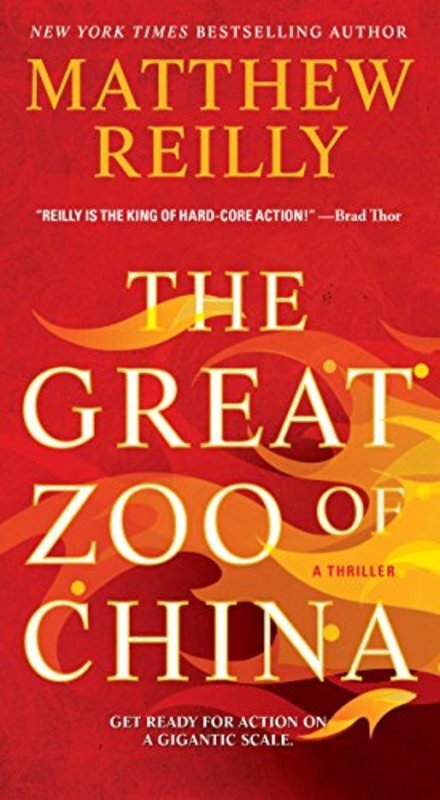 Book cover for "The Great Zoo of China" by Matthew Reilly