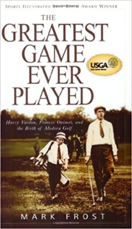 Book cover for "The Greatest Game Ever Played" by Mark Frost