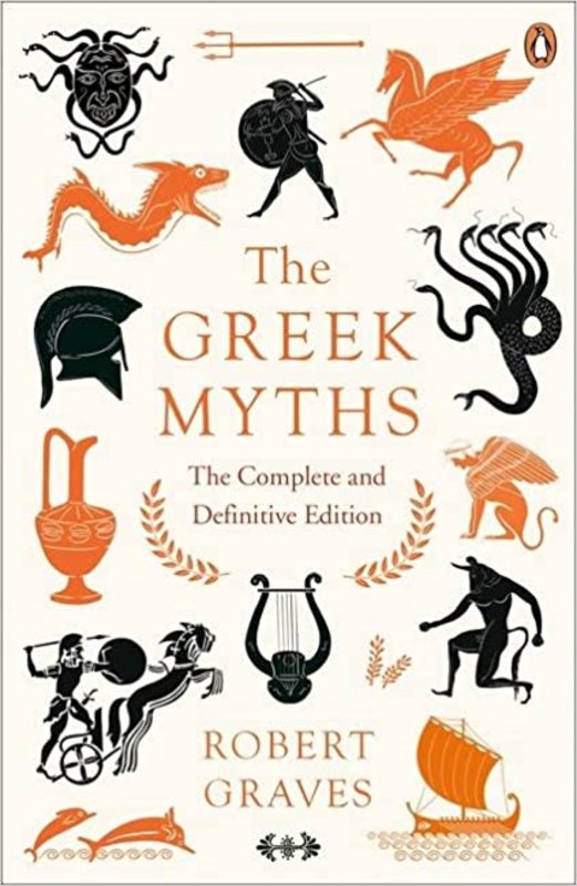 Book cover for "The Greek Myths" by Robert Graves