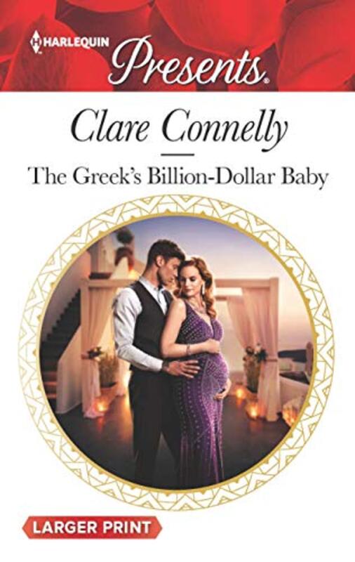 Book cover for "The Greek's Billion-Dollar Baby" by Clare Connelly