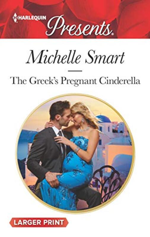 Book cover for "The Greek's Pregnant Cinderella" by Michelle Smart
