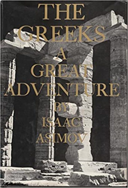 Book cover for "The Greeks" by Isaac Asimov