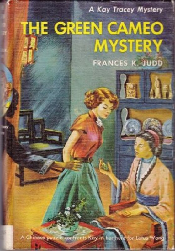 Book cover for "The Green Cameo Mystery" by Mildred A Wirt