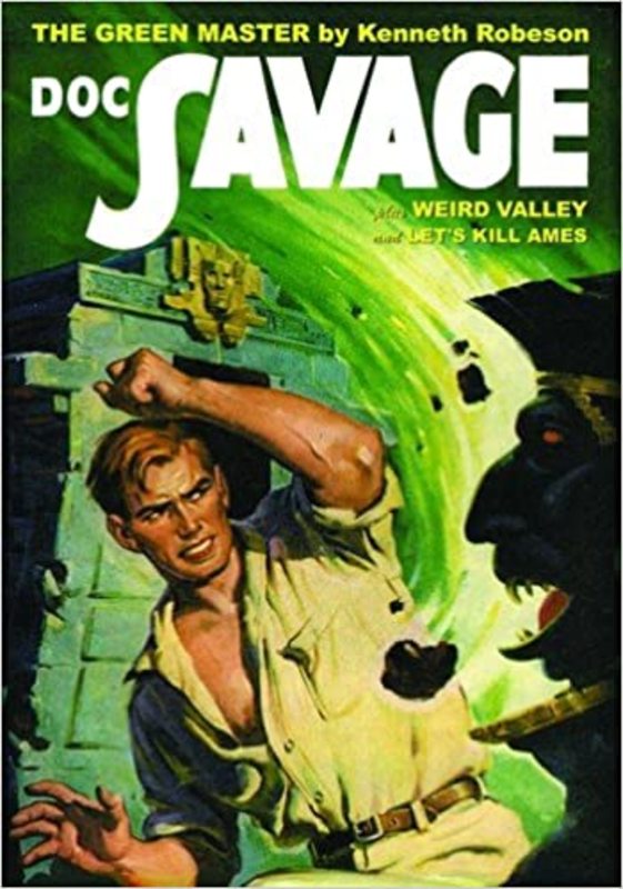 Book cover for "The Green Master" by Lester Dent