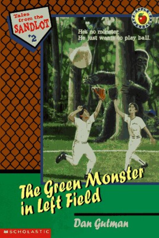 Book cover for "The Green Monster in Left Field" by Dan Gutman