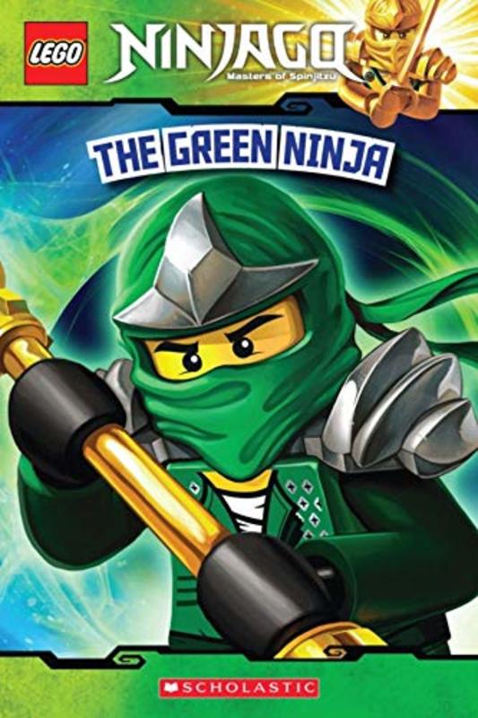 Book cover for "The Green Ninja" by Tracey West