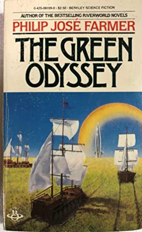 Book cover for "The Green Odyssey" by Philip Jose Farmer
