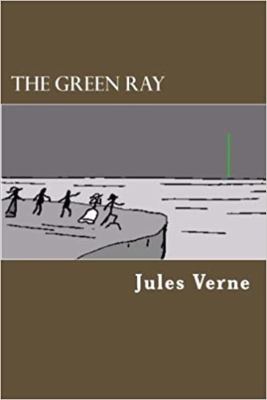 Book cover for "The Green Ray" by Jules Verne