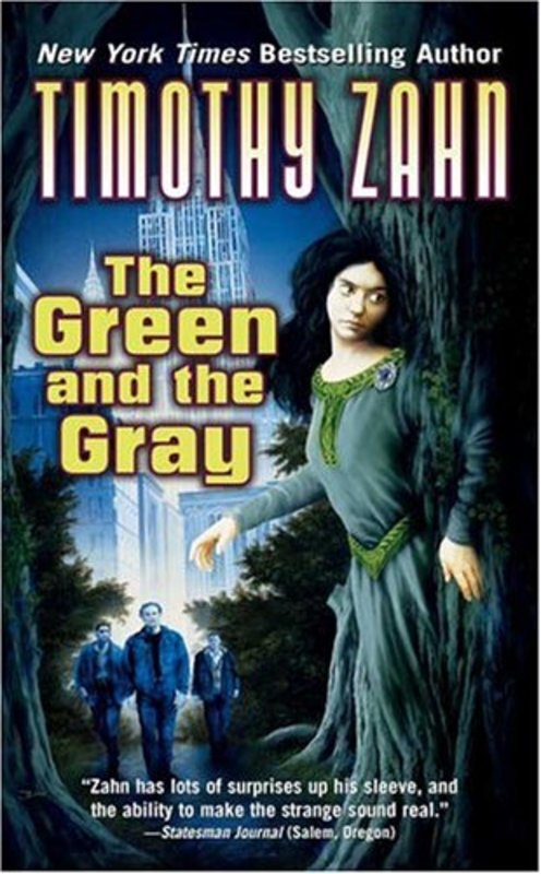 Book cover for "The Green and the Gray" by Timothy Zahn