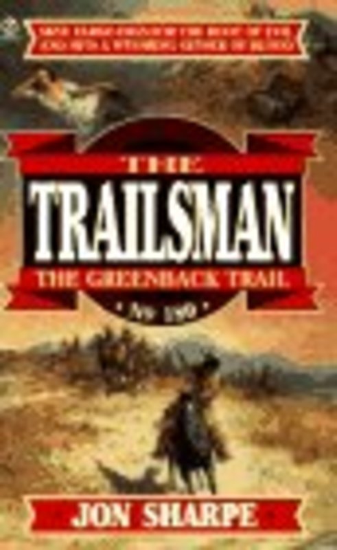 Book cover for "The Greenback Trail" by Jon Sharpe