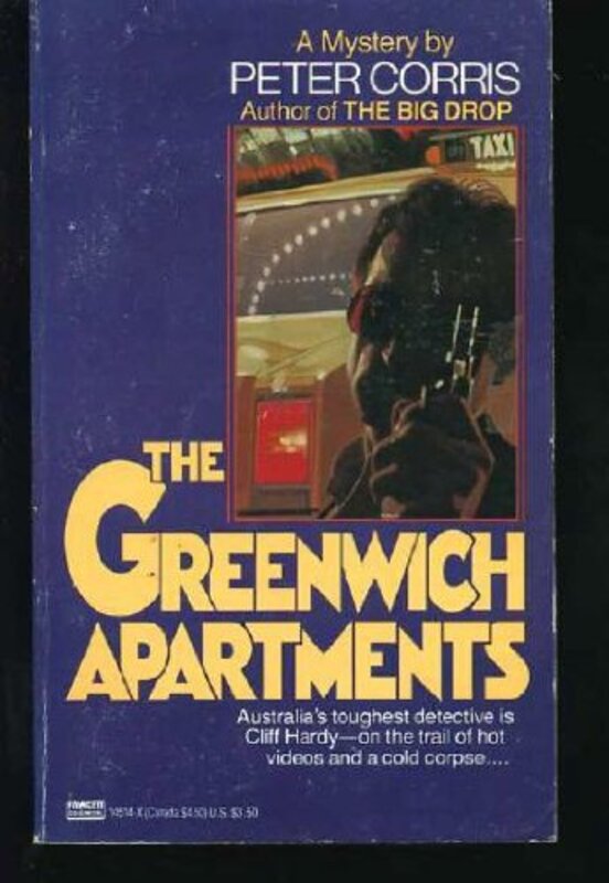 Book cover for "The Greenwich Apartments" by Peter Corris