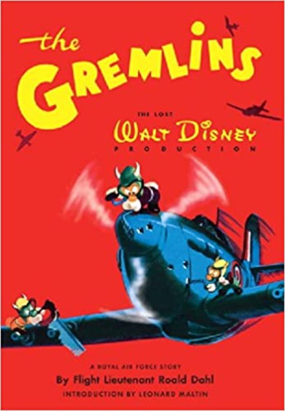 Book cover for "The Gremlins" by Roald Dahl