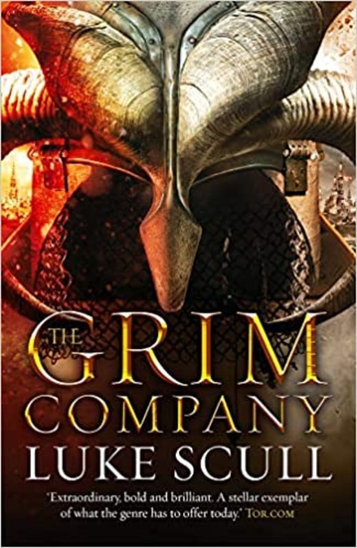 Book cover for "The Grim Company" by Luke Scull